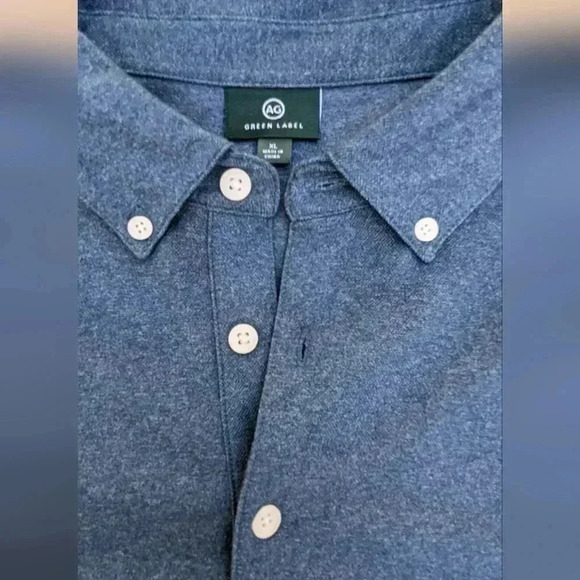AG Mens Green Label Classic Blue Short Sleeve Polo Shirt Size XL NWOT - Picture 5 of 8